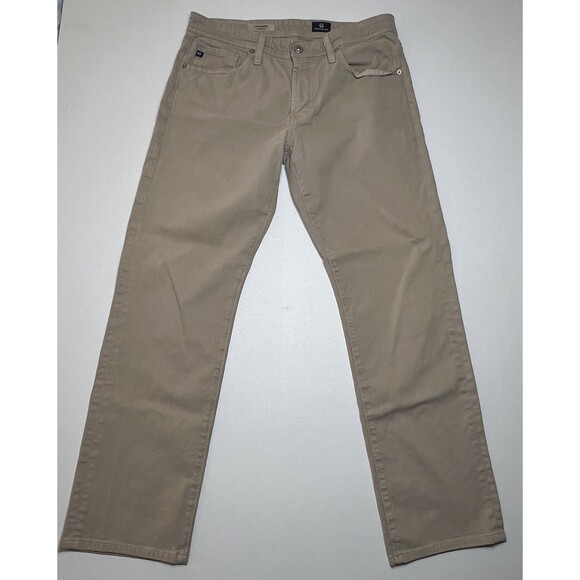 Ag Adriano Goldschmied Other - AG Adriano Goldschmied The Graduate Tailored Leg Khaki Stretch Pants Men's 31x32